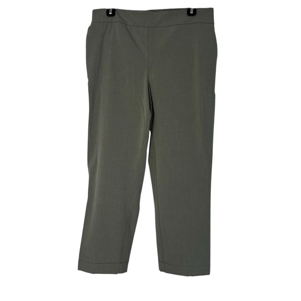 maison d' amelie Sage Green Cuffed‎ Pants Size 12 Office